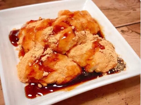 《レンジ》低カロリーおやつ＊豆腐もち